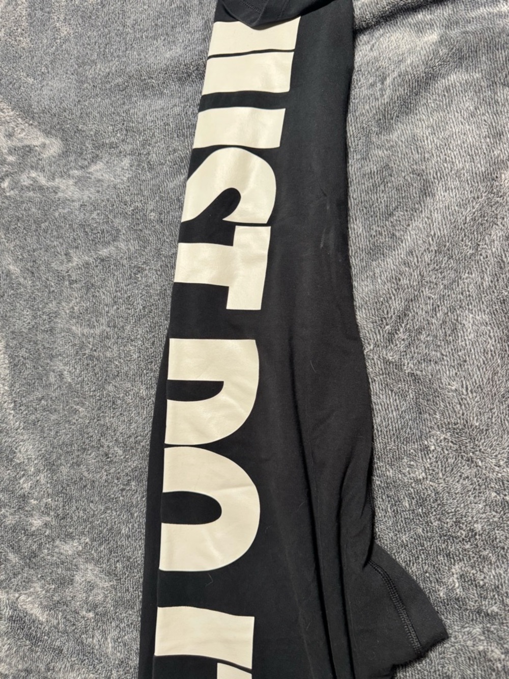 Nike Black Active Leggings with White Logo